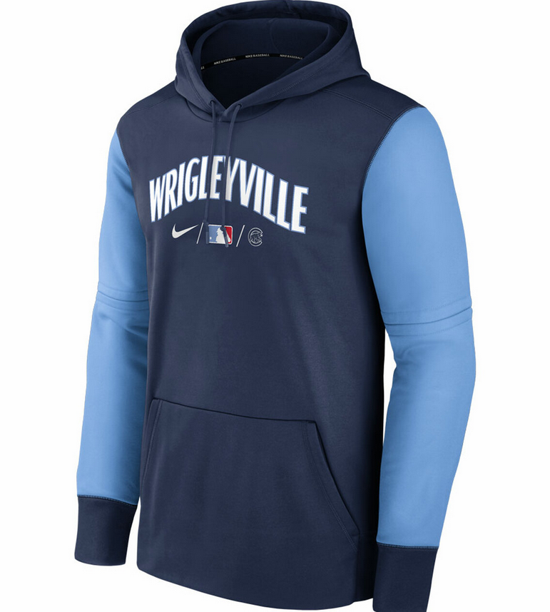 Men's Chicago Cubs 2022 Navy City Connect Performance Hoodie Men's Chicago Cubs 2022 Navy City Connect Performance Hoodie